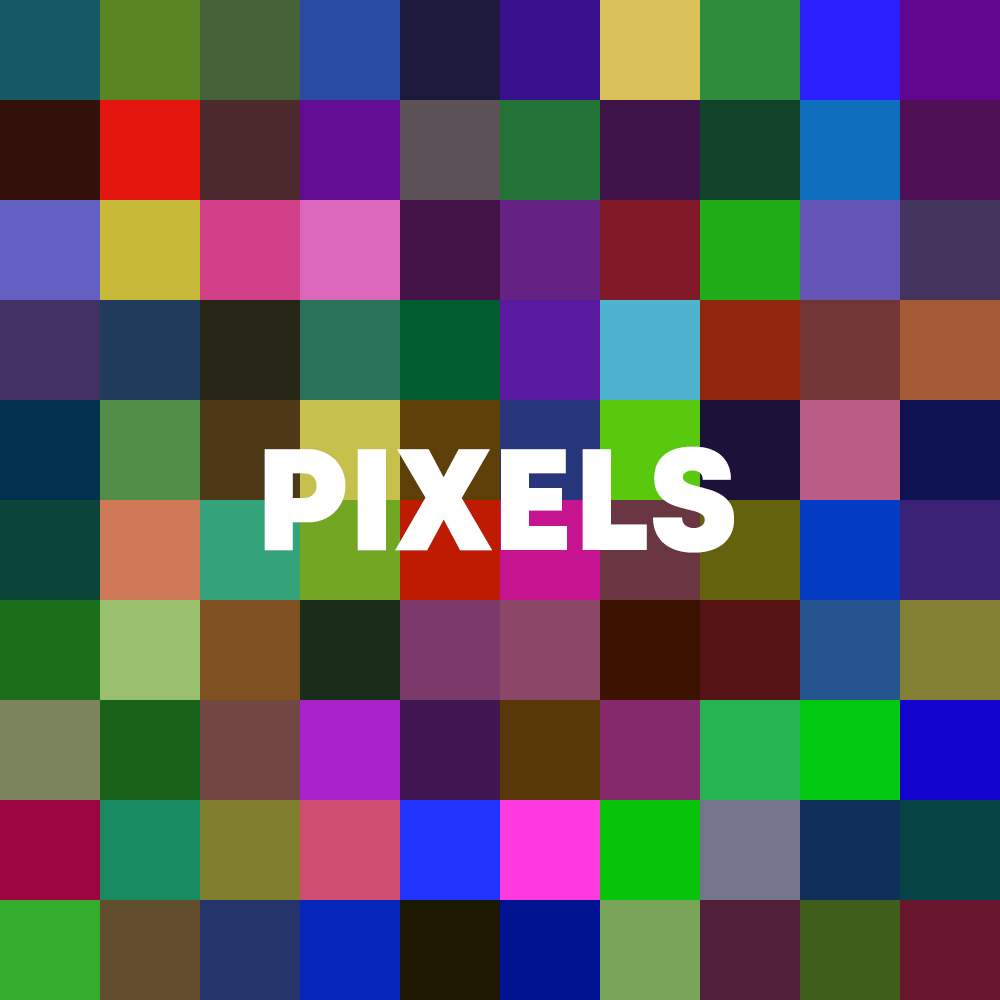 Pixels cover