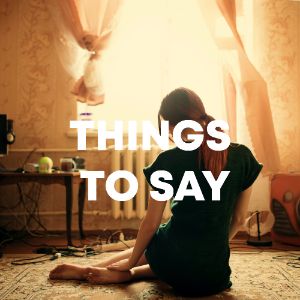 Things To Say cover