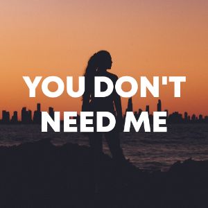 You Don't Need Me cover