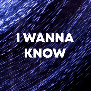 I WANNA KNOW cover