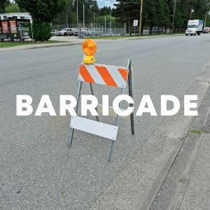 Barricade cover