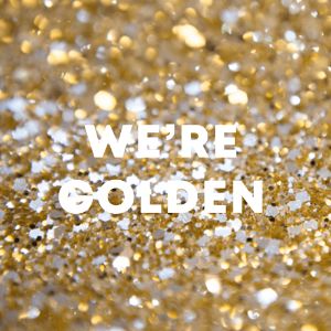 WE'RE GOLDEN cover