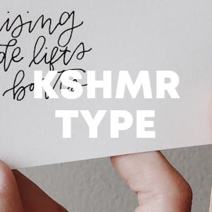 KSHMR Type cover