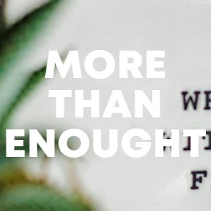 More Than Enought cover