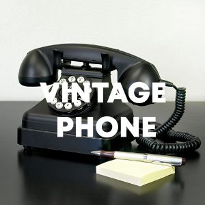 VINTAGE PHONE cover